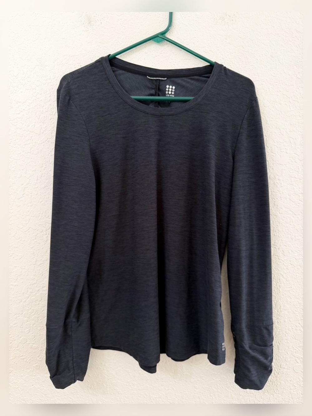 Title Nine Charcoal Gray Grace Long Sleeve Tee - L